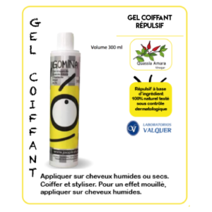 Gel coiffant répulsif